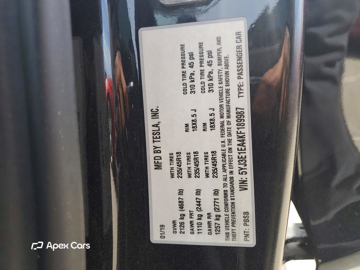 Tesla Model 3 2019