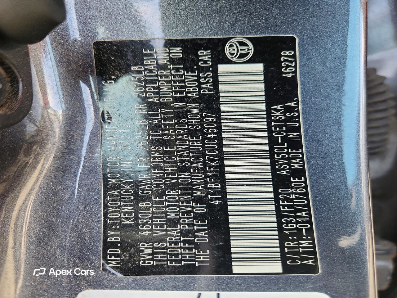 Toyota Camry 2012