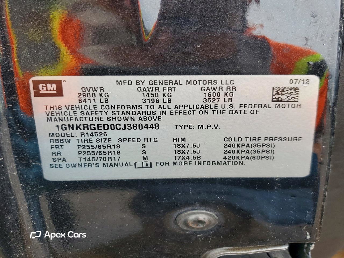 Chevrolet Traverse 2012