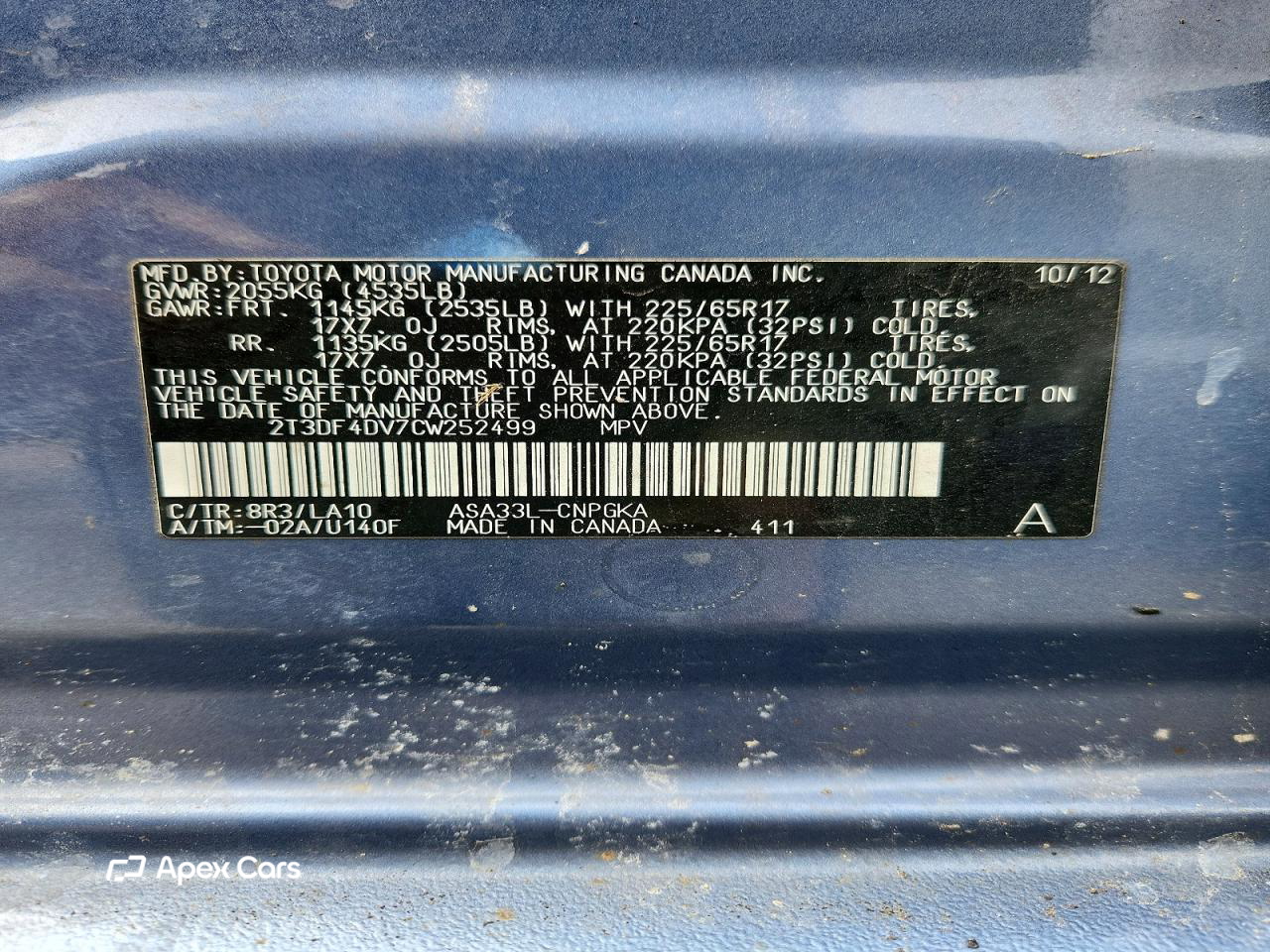 Toyota RAV 4 2012