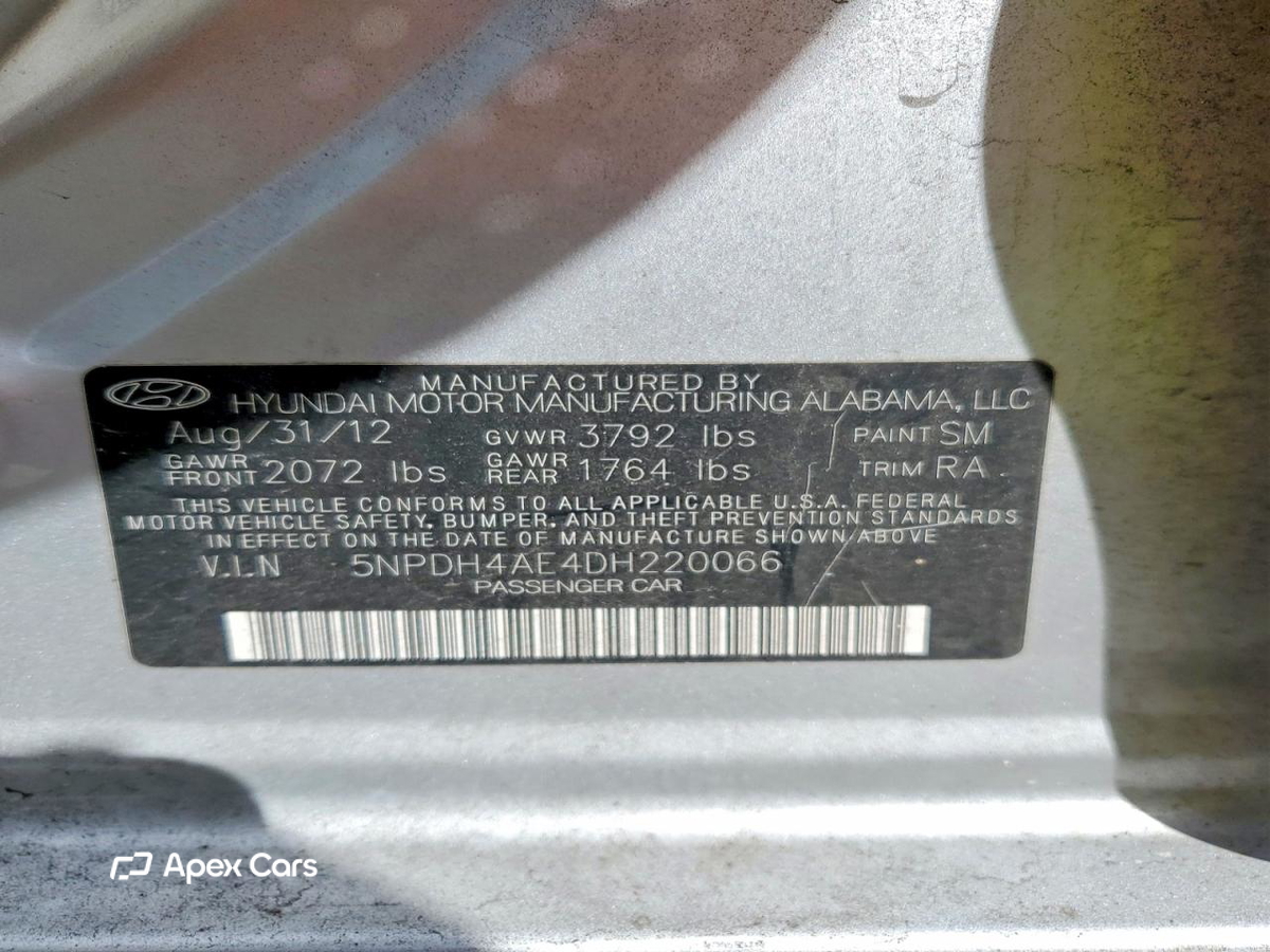 Hyundai Elantra 2013