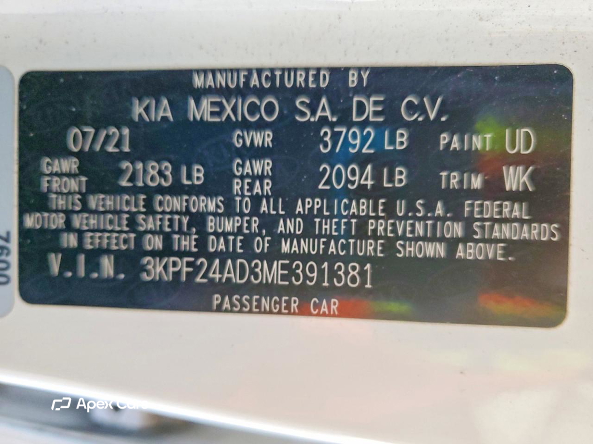 Kia Forte 2021