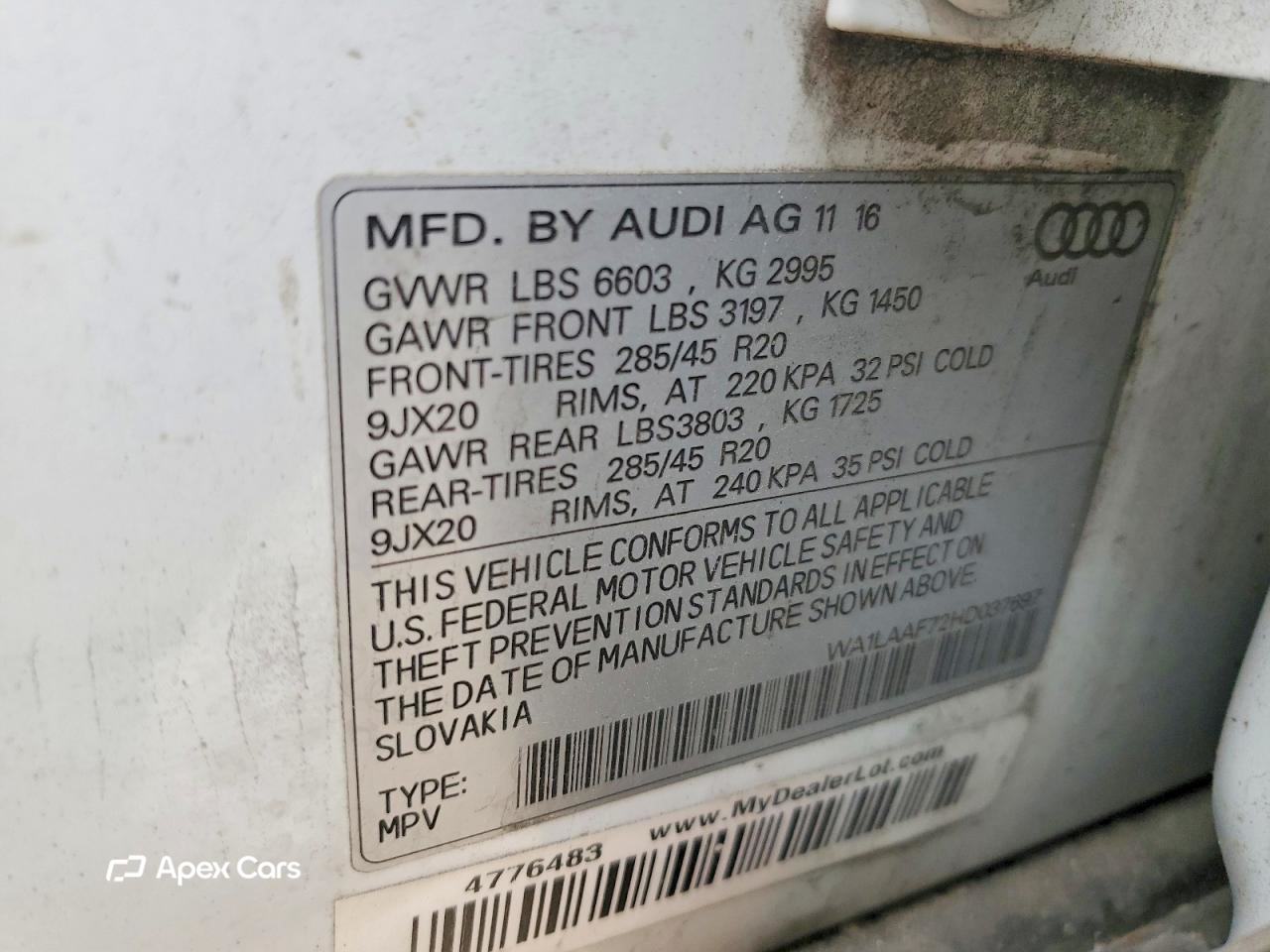 Audi Q7 2017