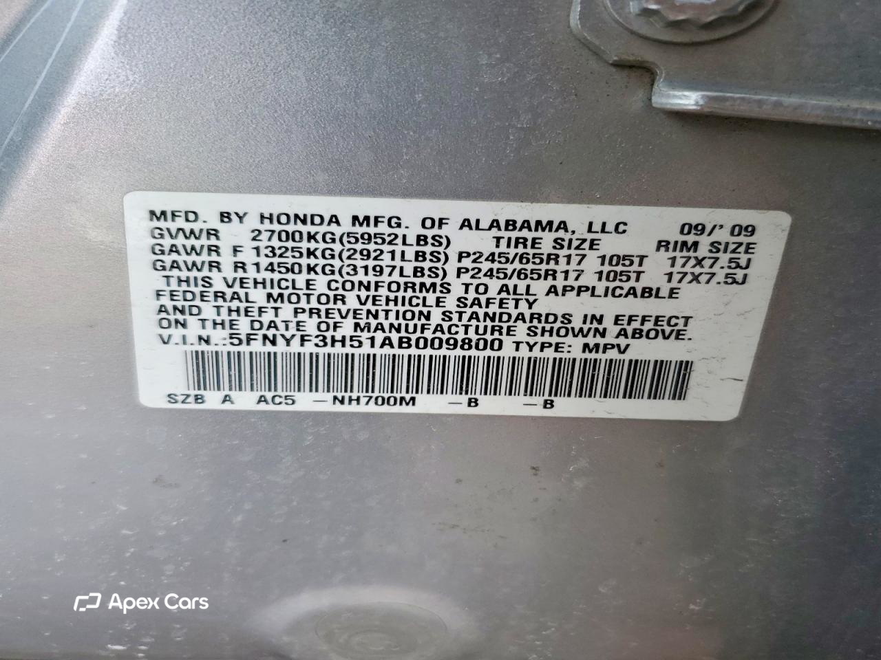 Honda Pilot 2010