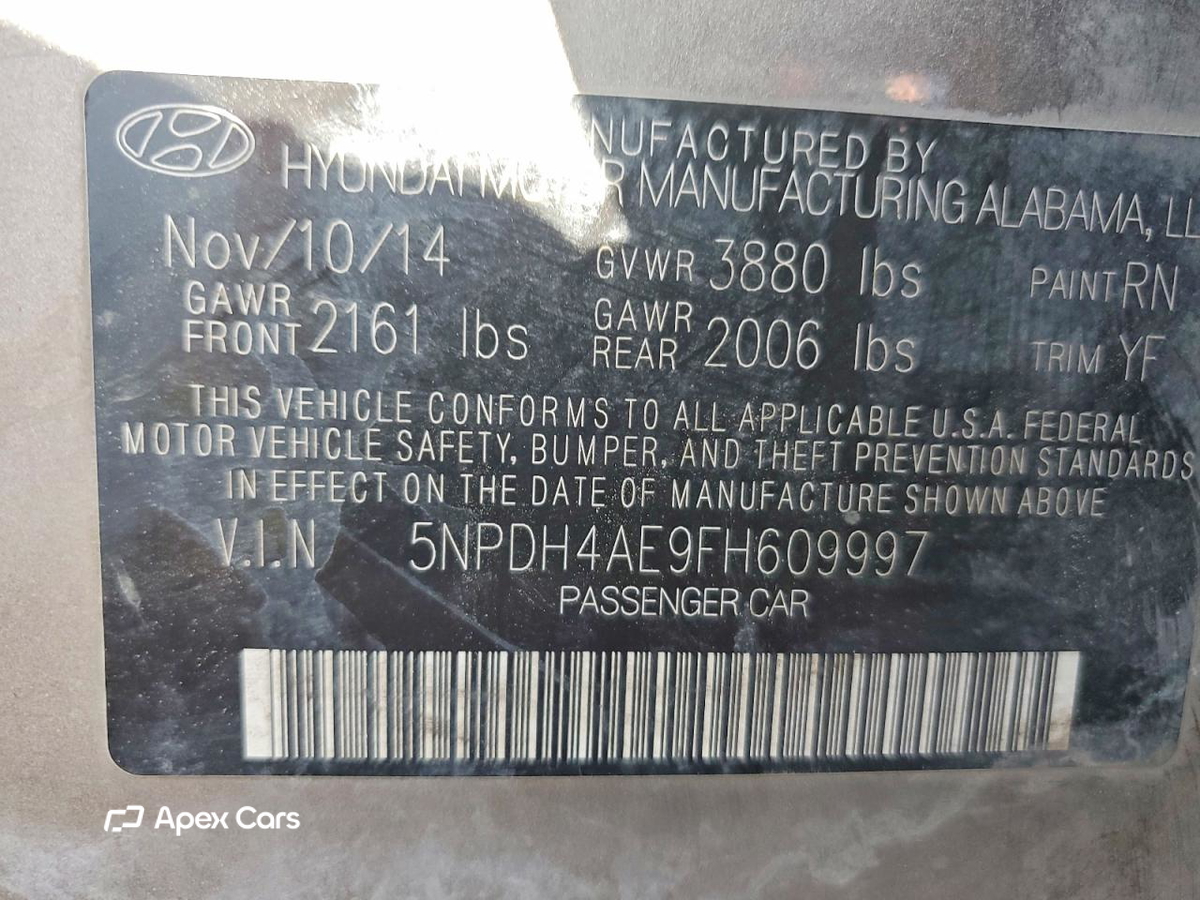 Hyundai Elantra 2015