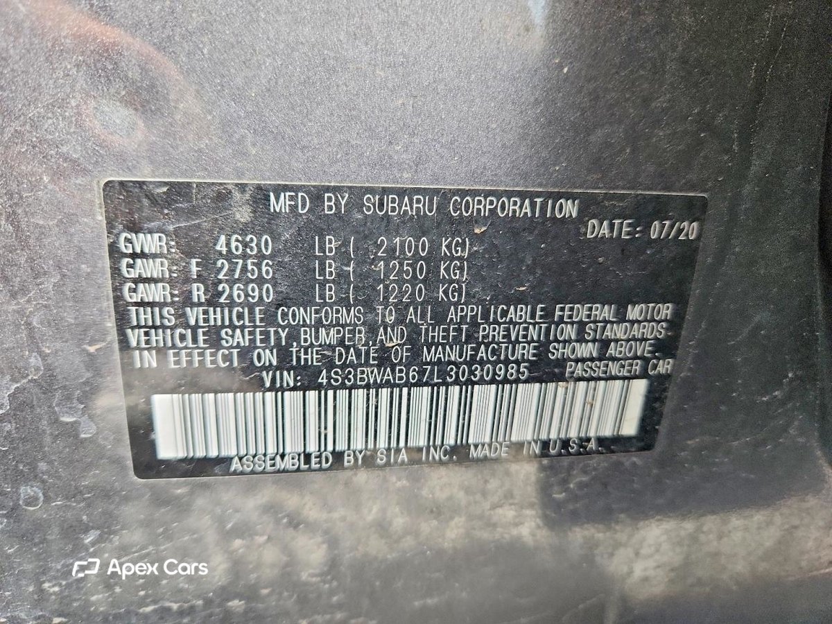 Subaru Legacy 2020