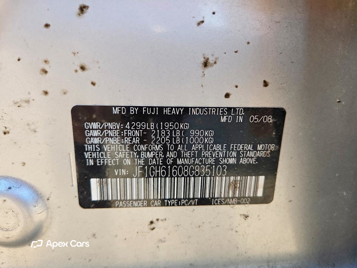 Subaru Impreza 2008