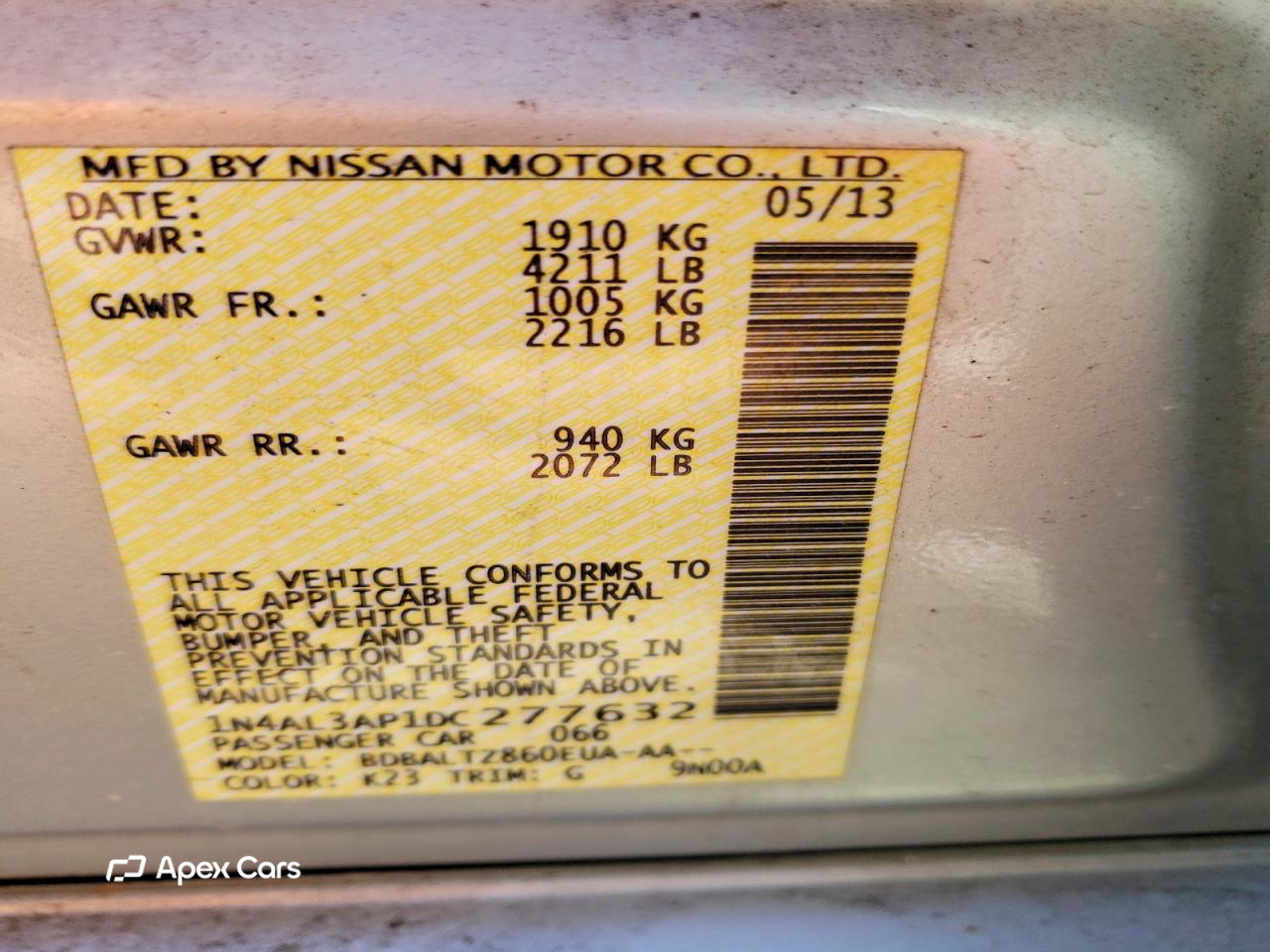 Nissan Altima 2013