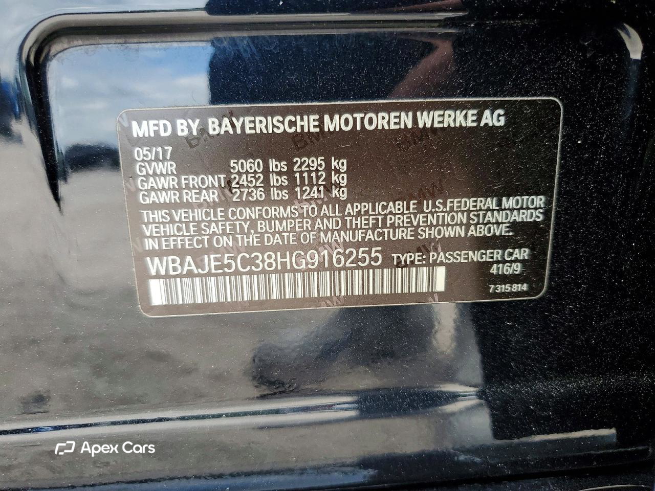 BMW Series 5 2017