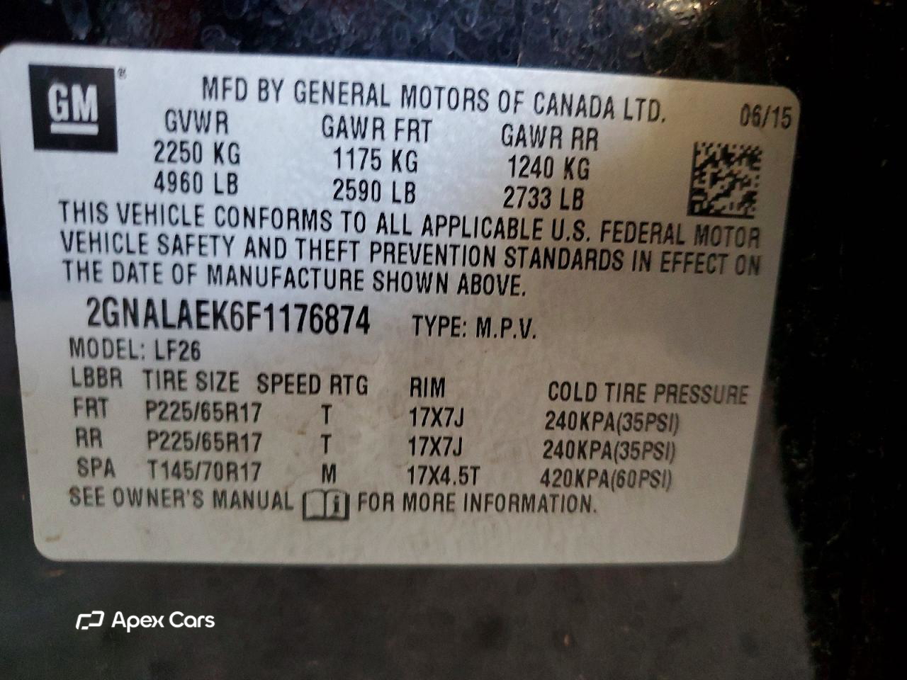Chevrolet Equinox 2015