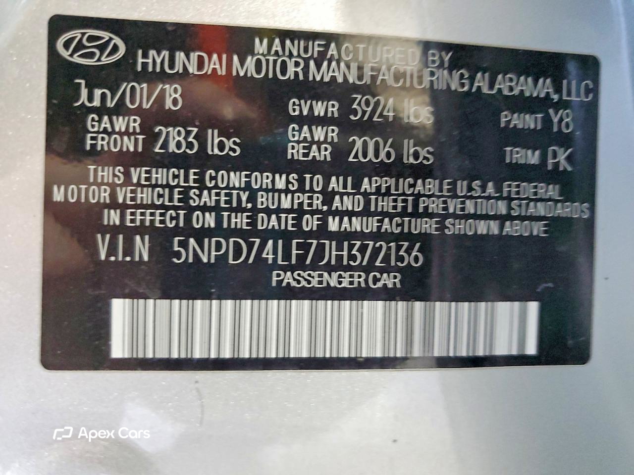 Hyundai Elantra 2018