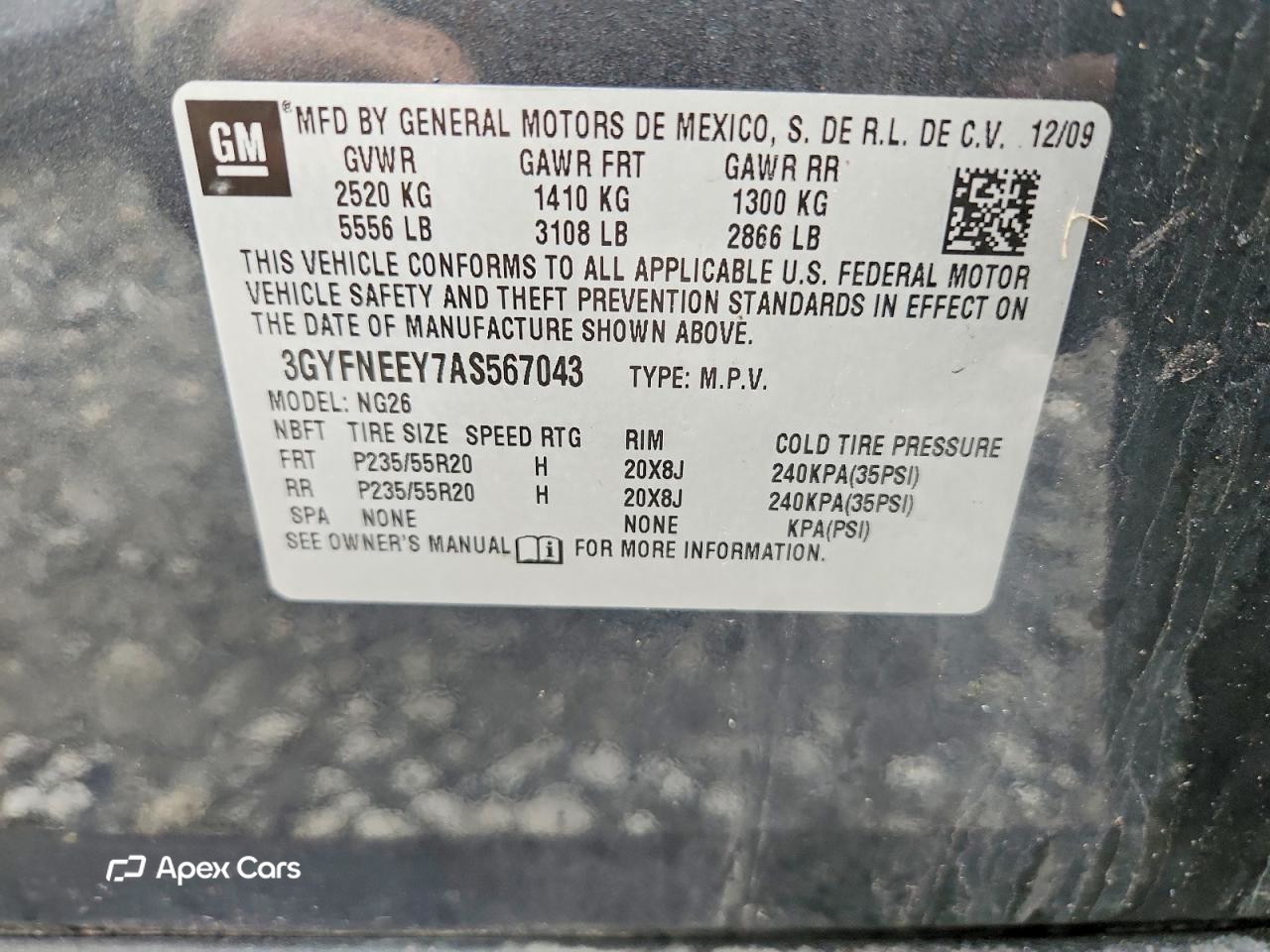 Cadillac SRX 2010