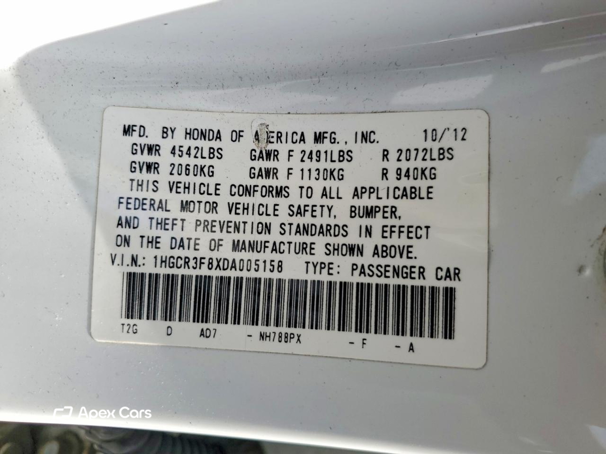 Honda Accord 2013