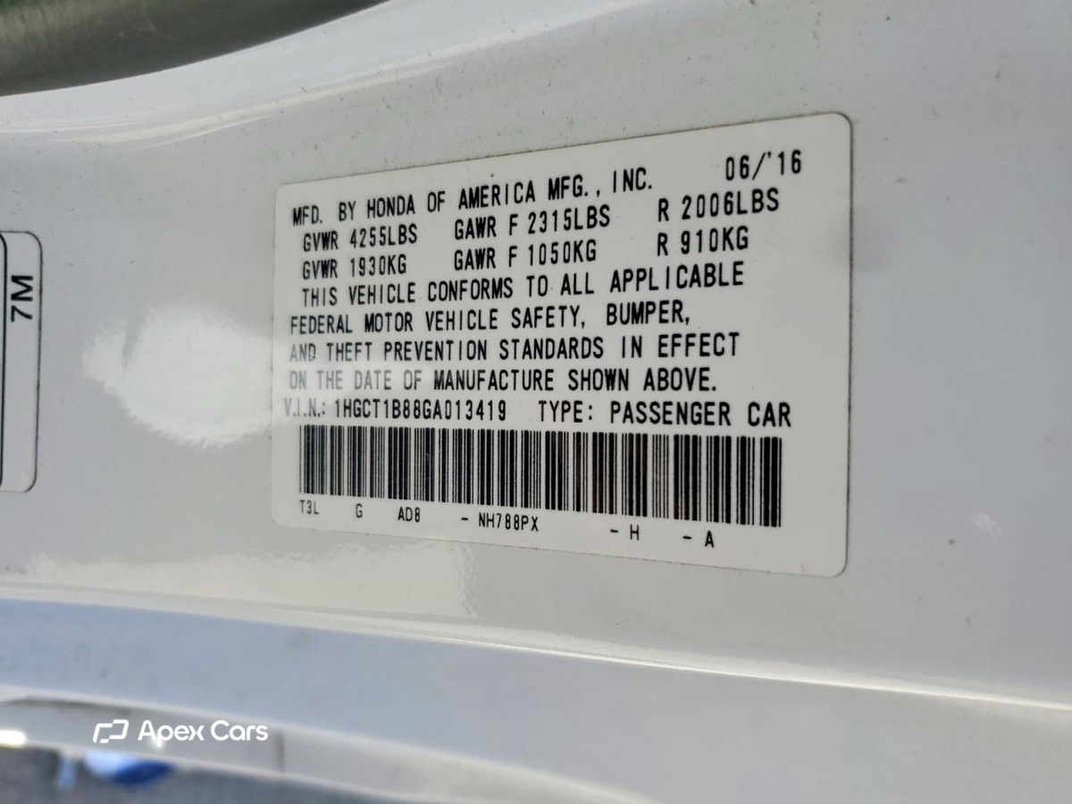Honda Accord 2016
