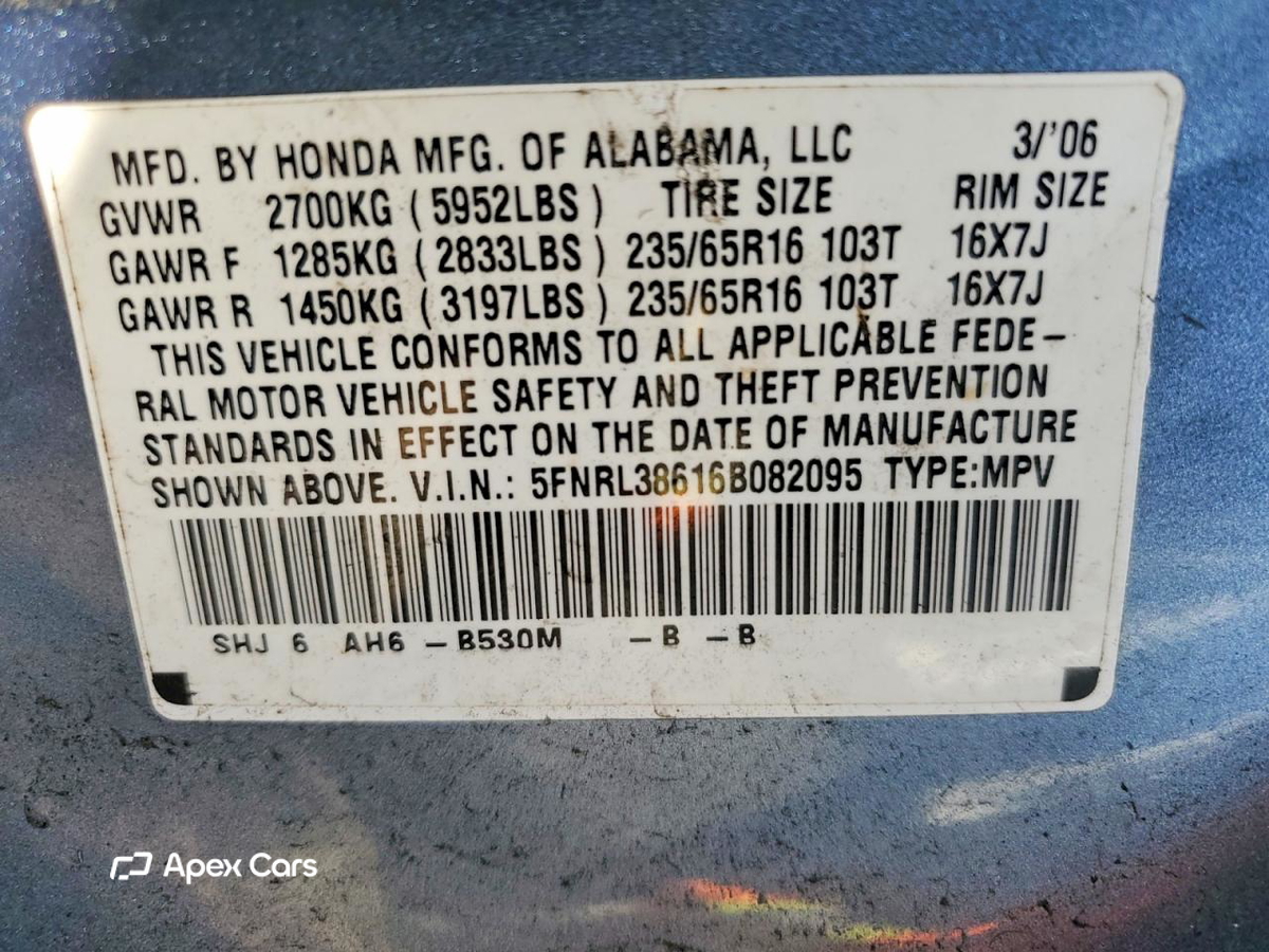 Honda Odyssey 2006