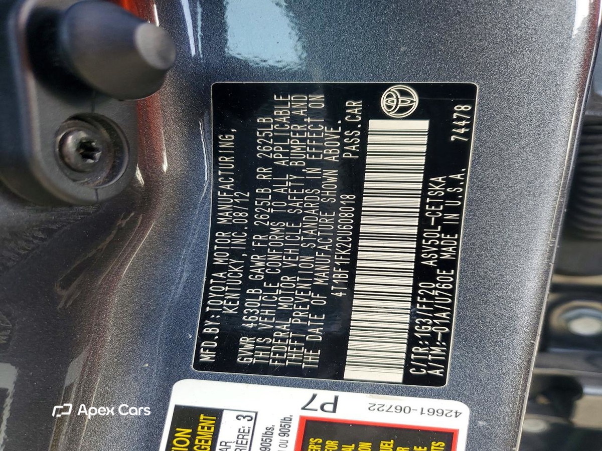 Toyota Camry 2012