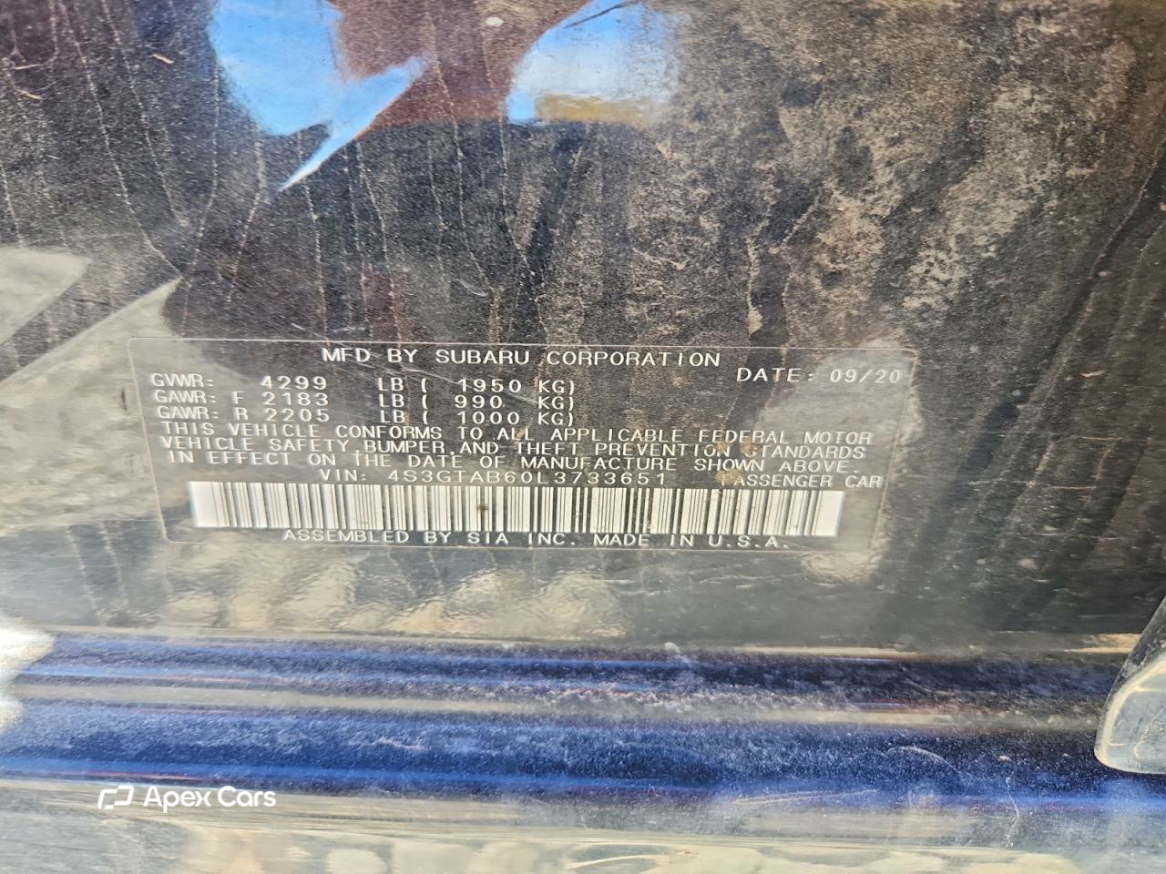 Subaru Impreza 2020