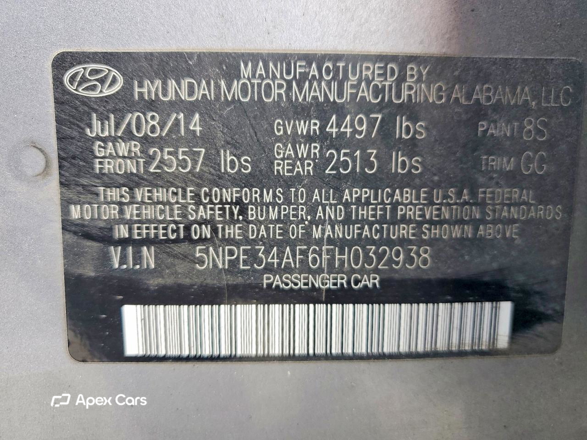 Hyundai Sonata 2015