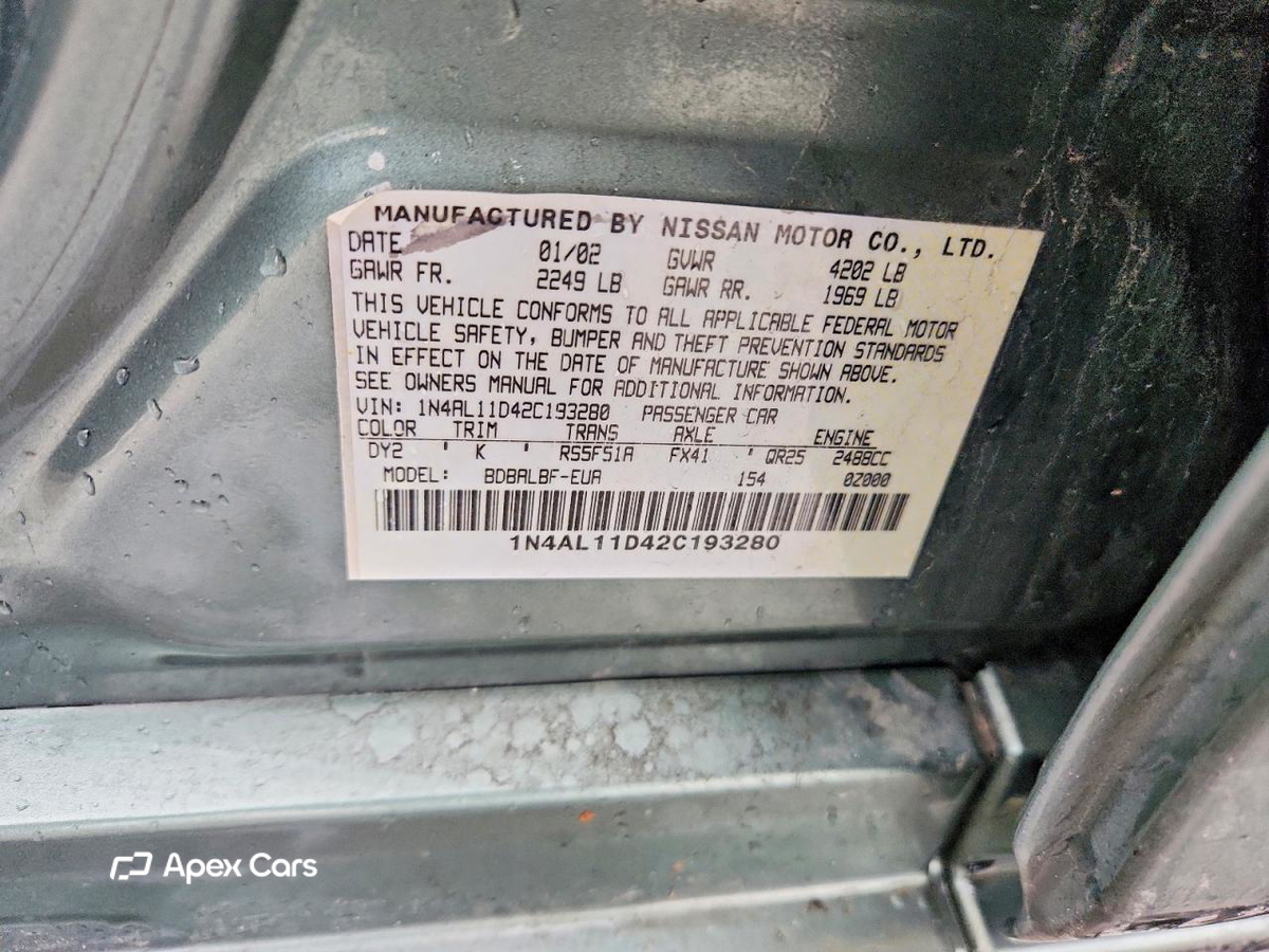 Nissan Altima 2002