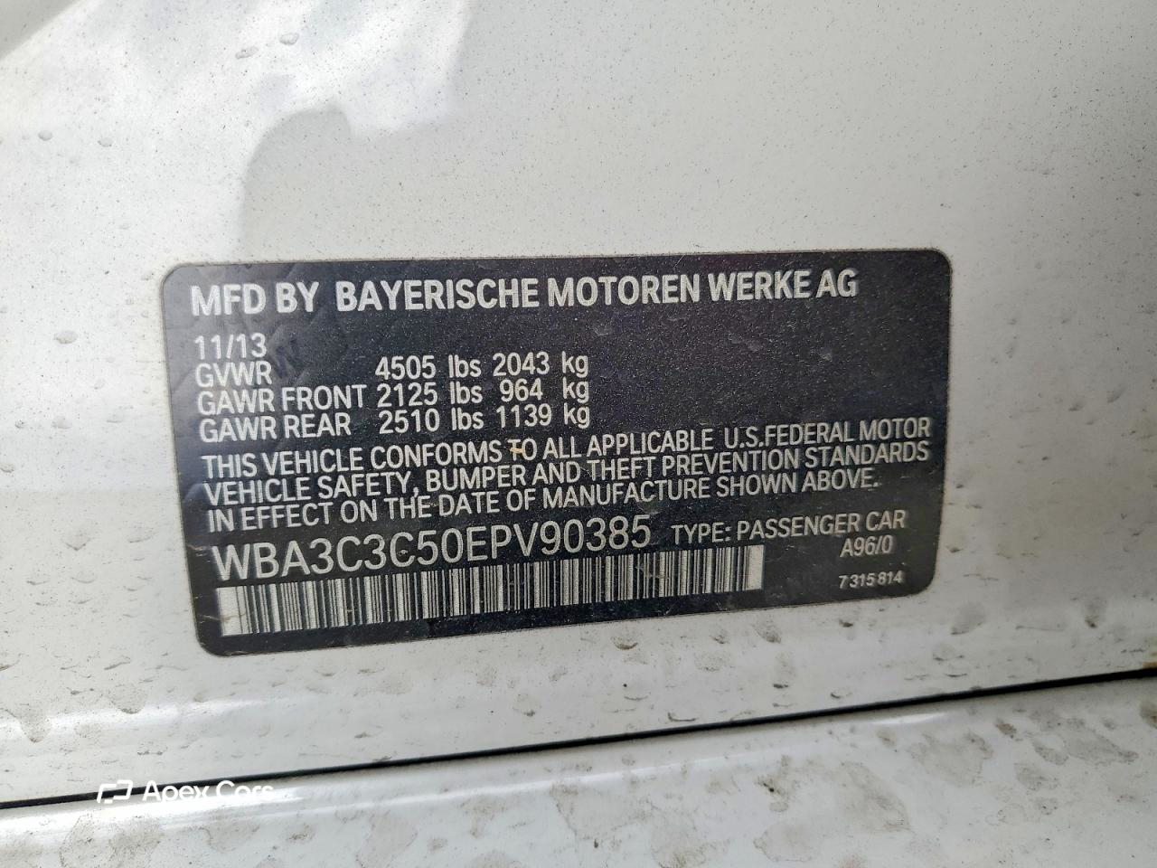 BMW Series 3 2014
