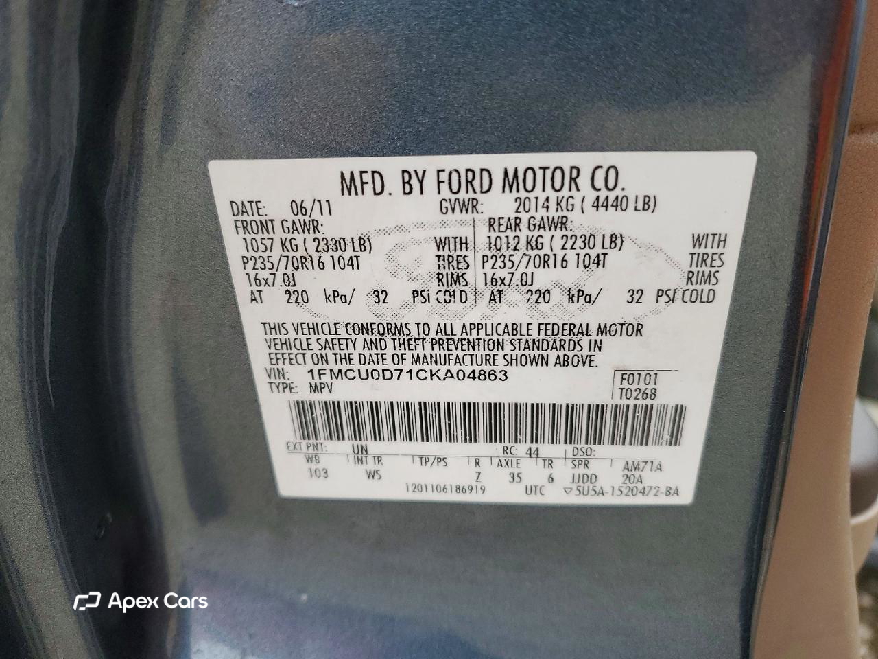 Ford Escape 2012