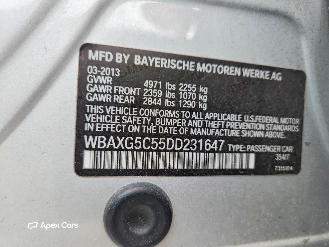 BMW Series 5 2013