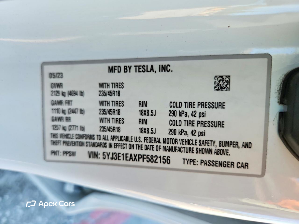 Tesla Model 3 2023