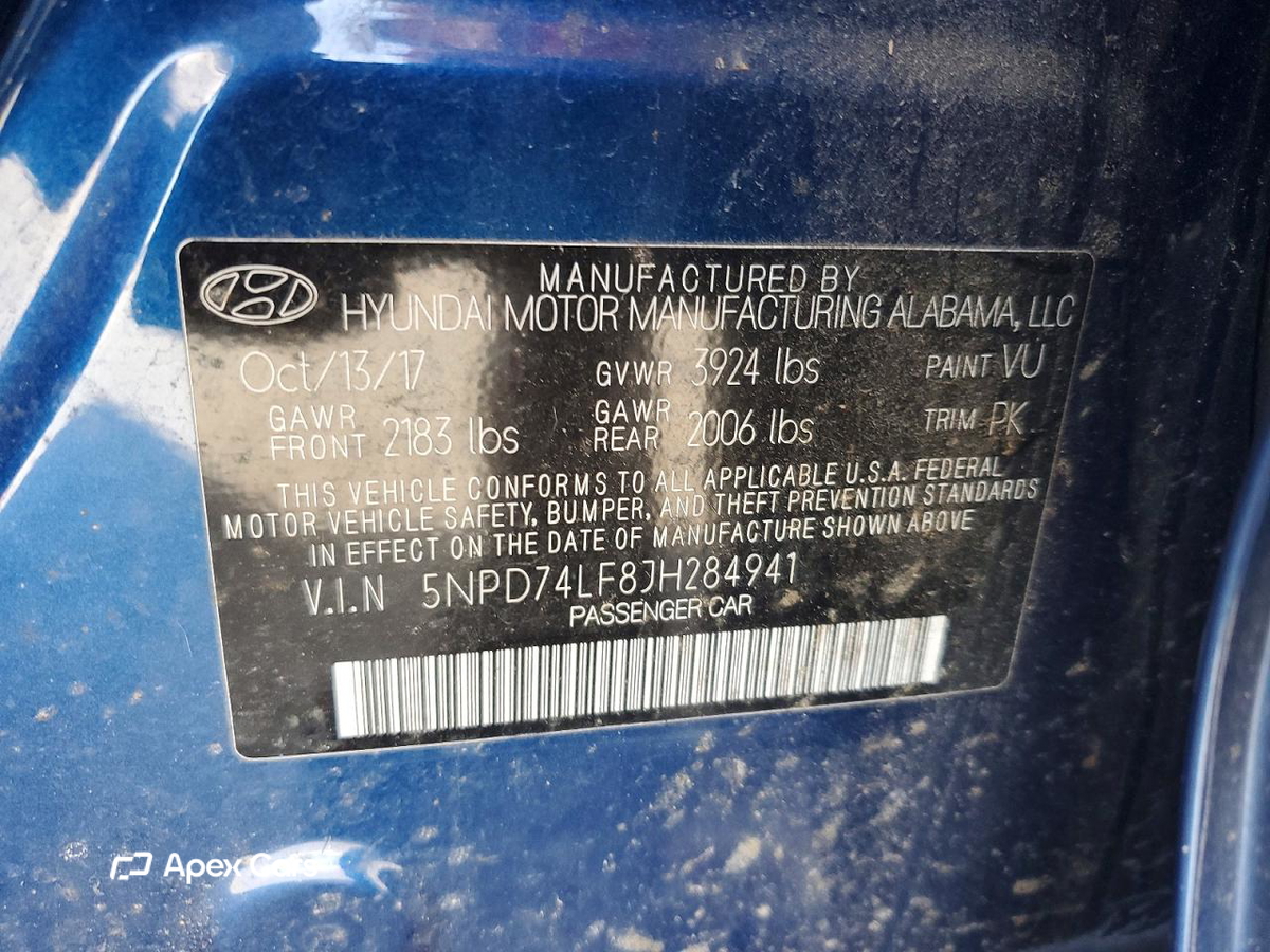 Hyundai Elantra 2018