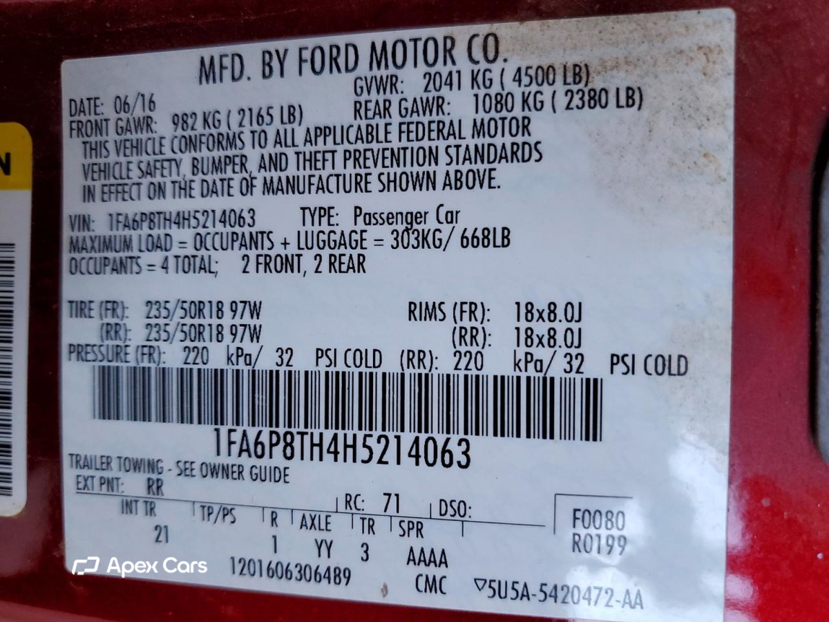Ford Mustang 2017