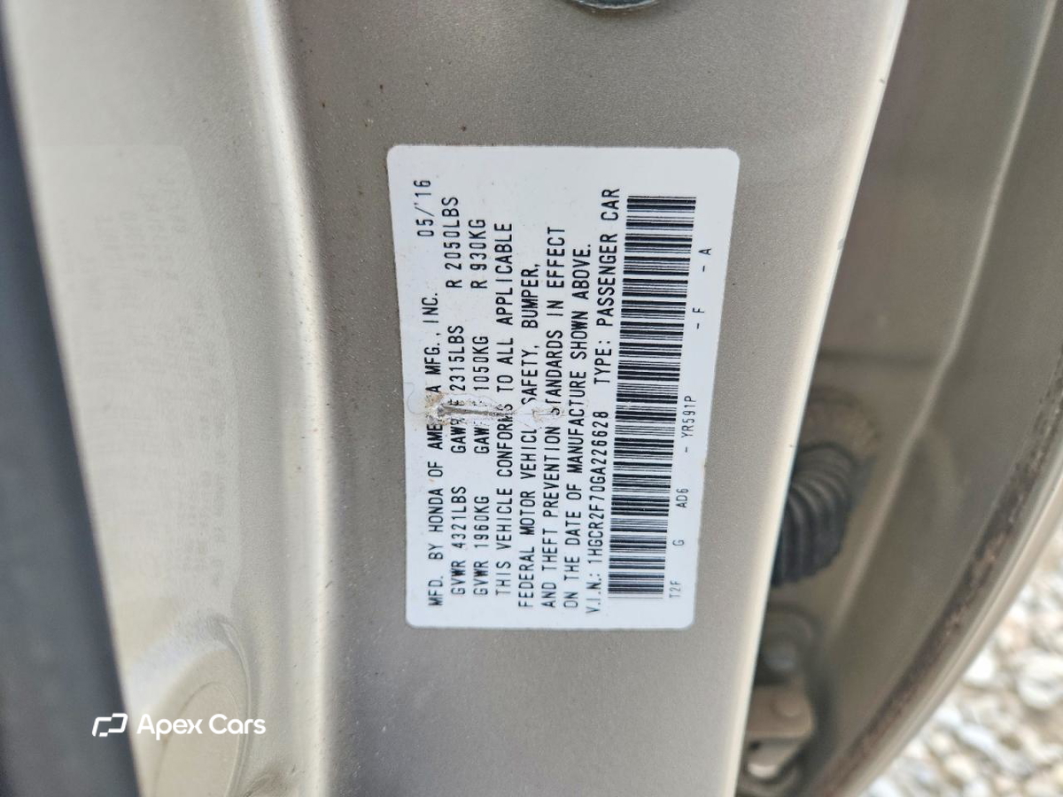 Honda Accord 2016