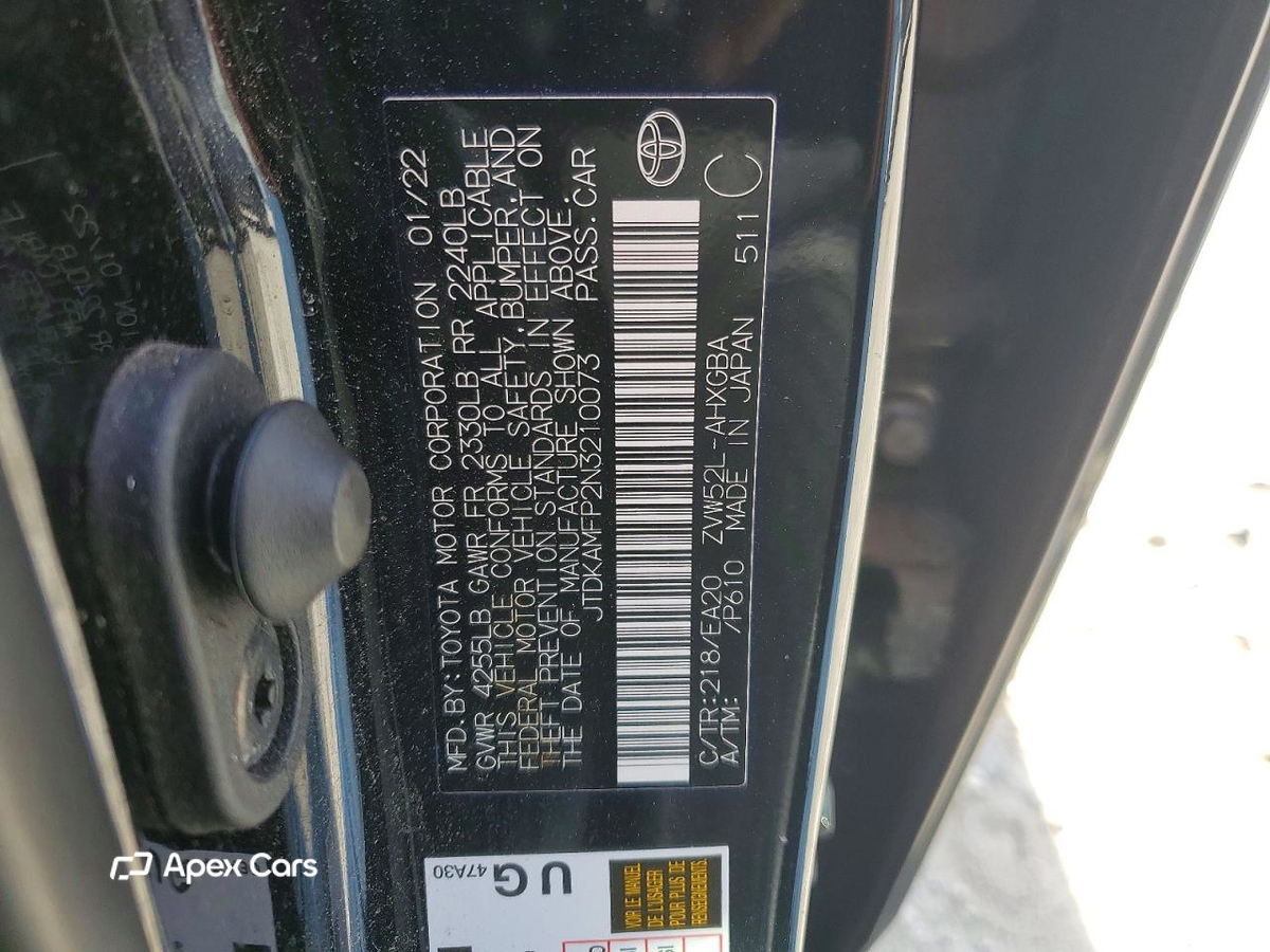 Toyota Prius 2022