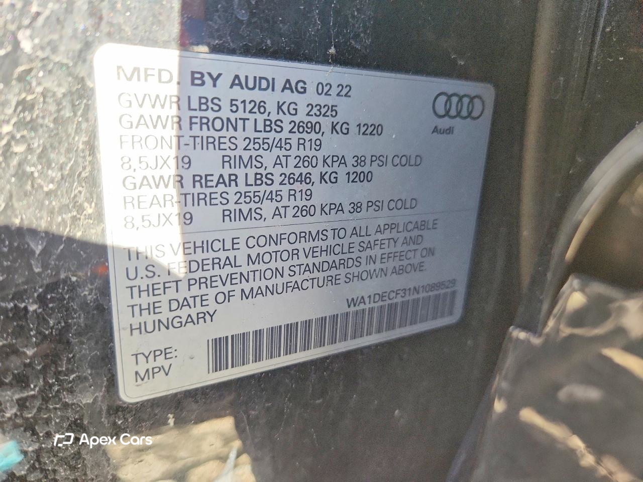 Audi Q3 2022