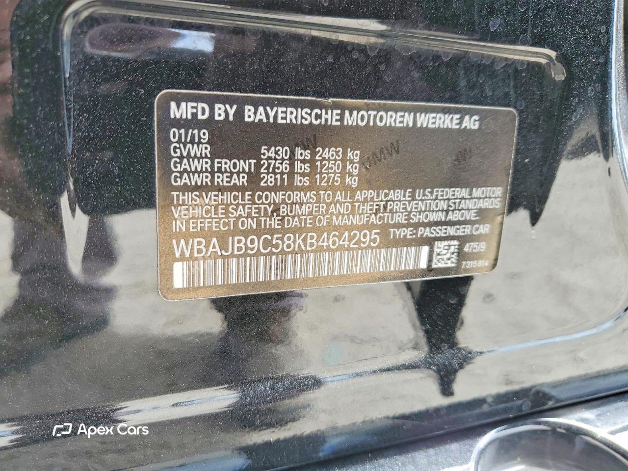 BMW M5 2019