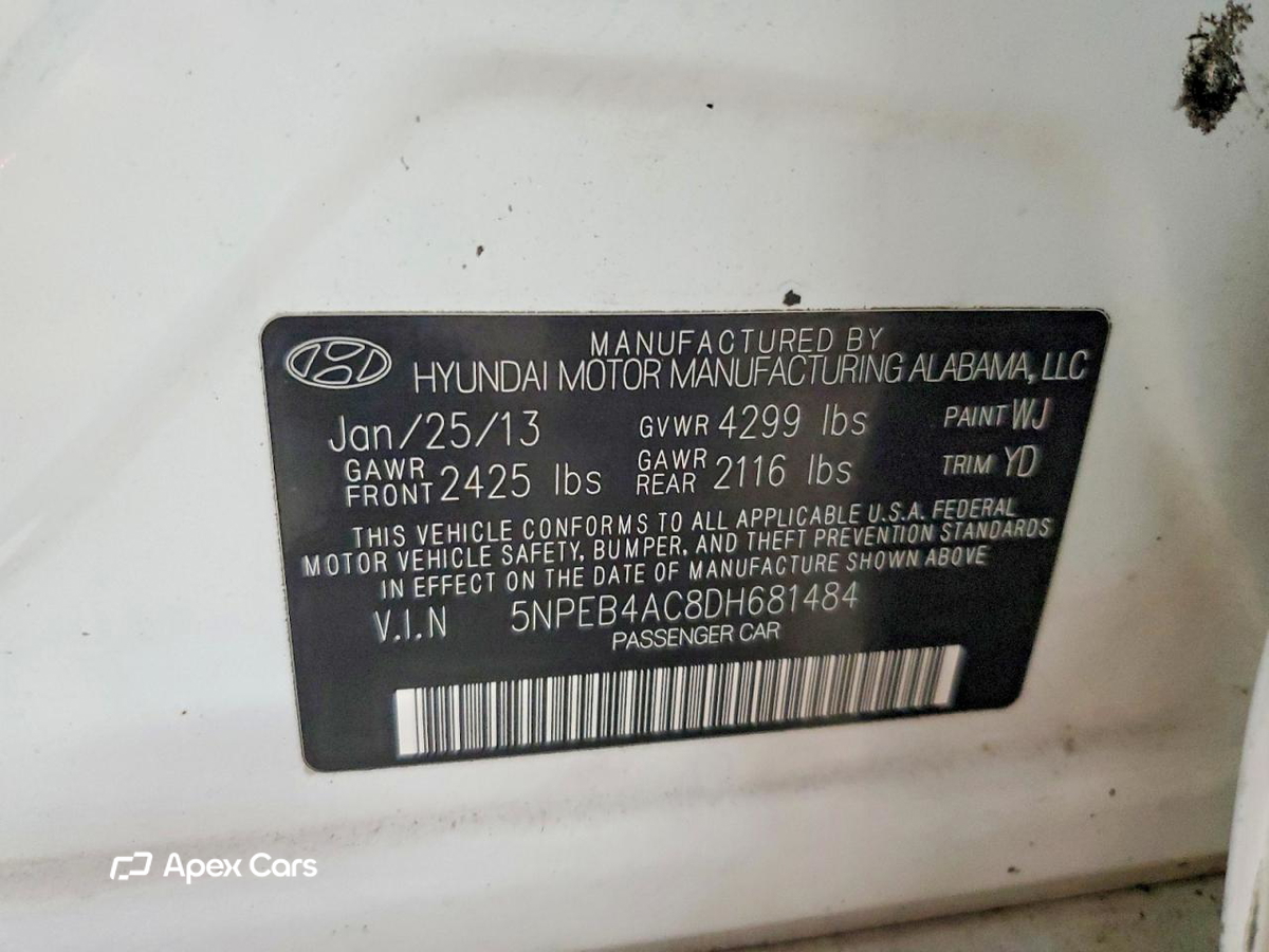 Hyundai Sonata 2013