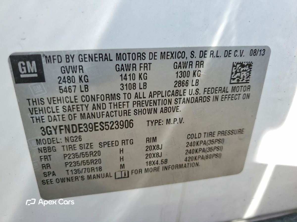 Cadillac SRX 2014