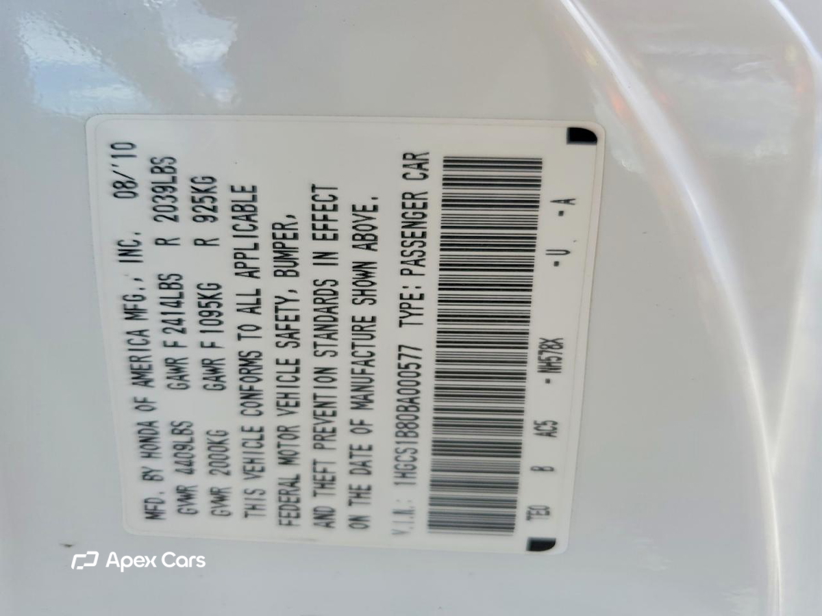 Honda Accord 2011