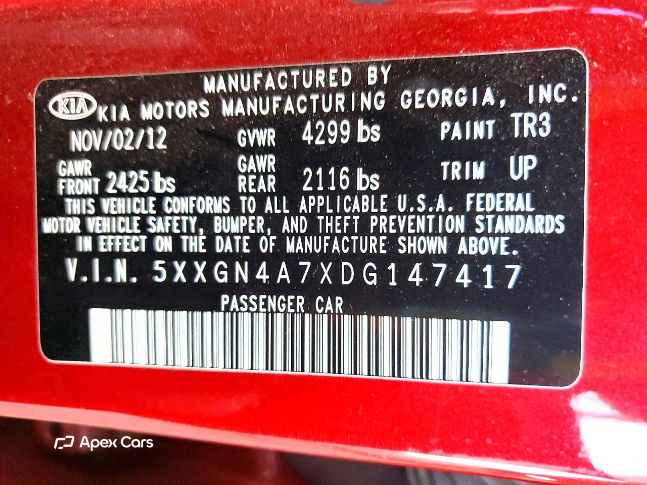 Kia Optima 2013