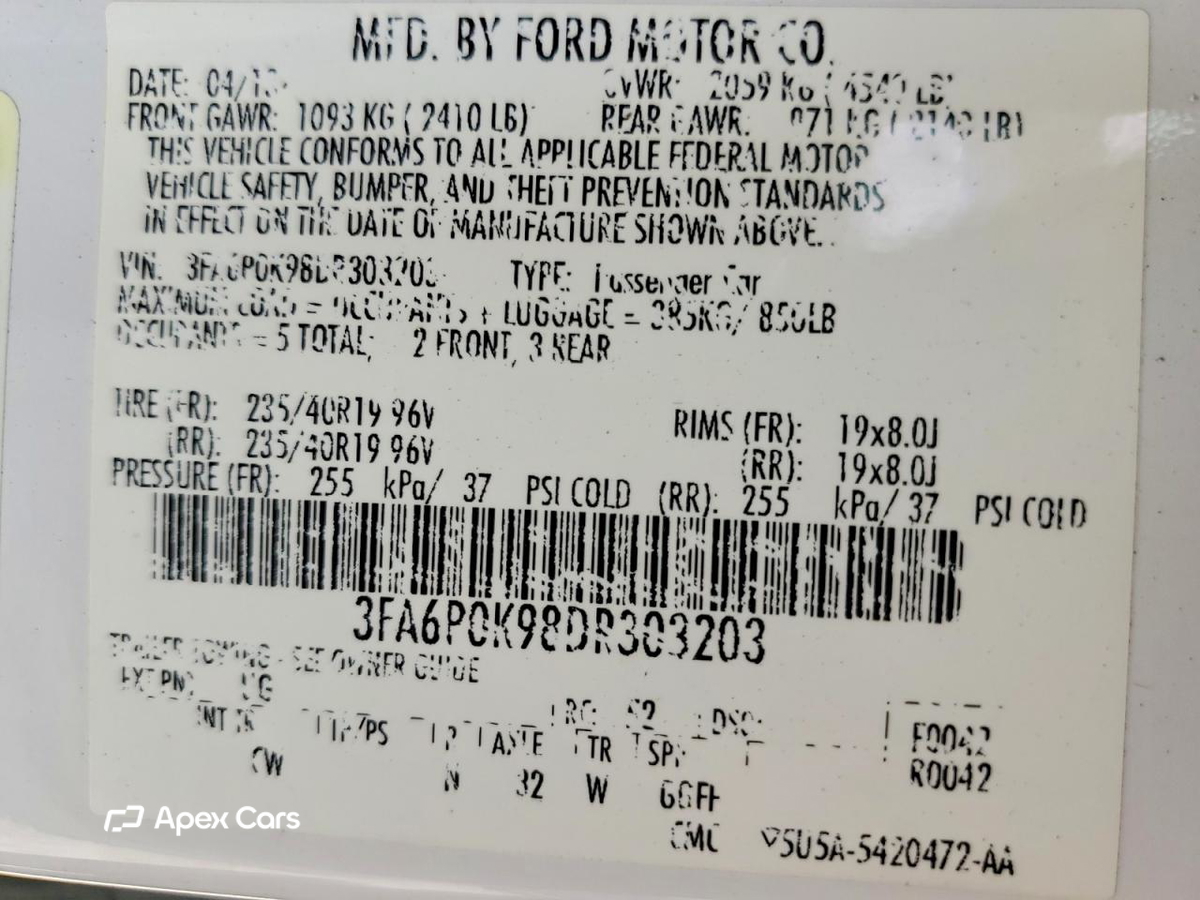 Ford Fusion 2013