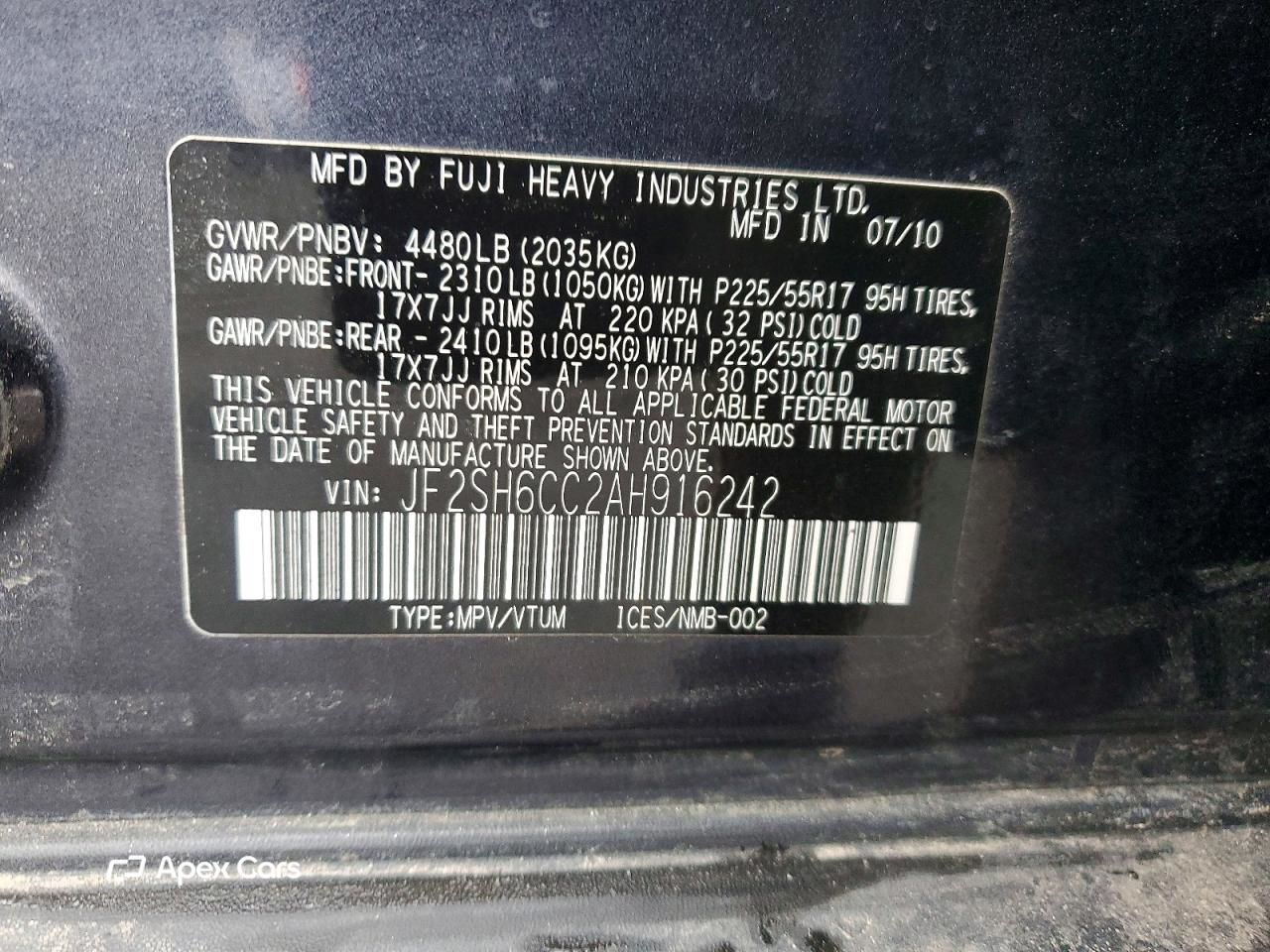 Subaru Forester 2010