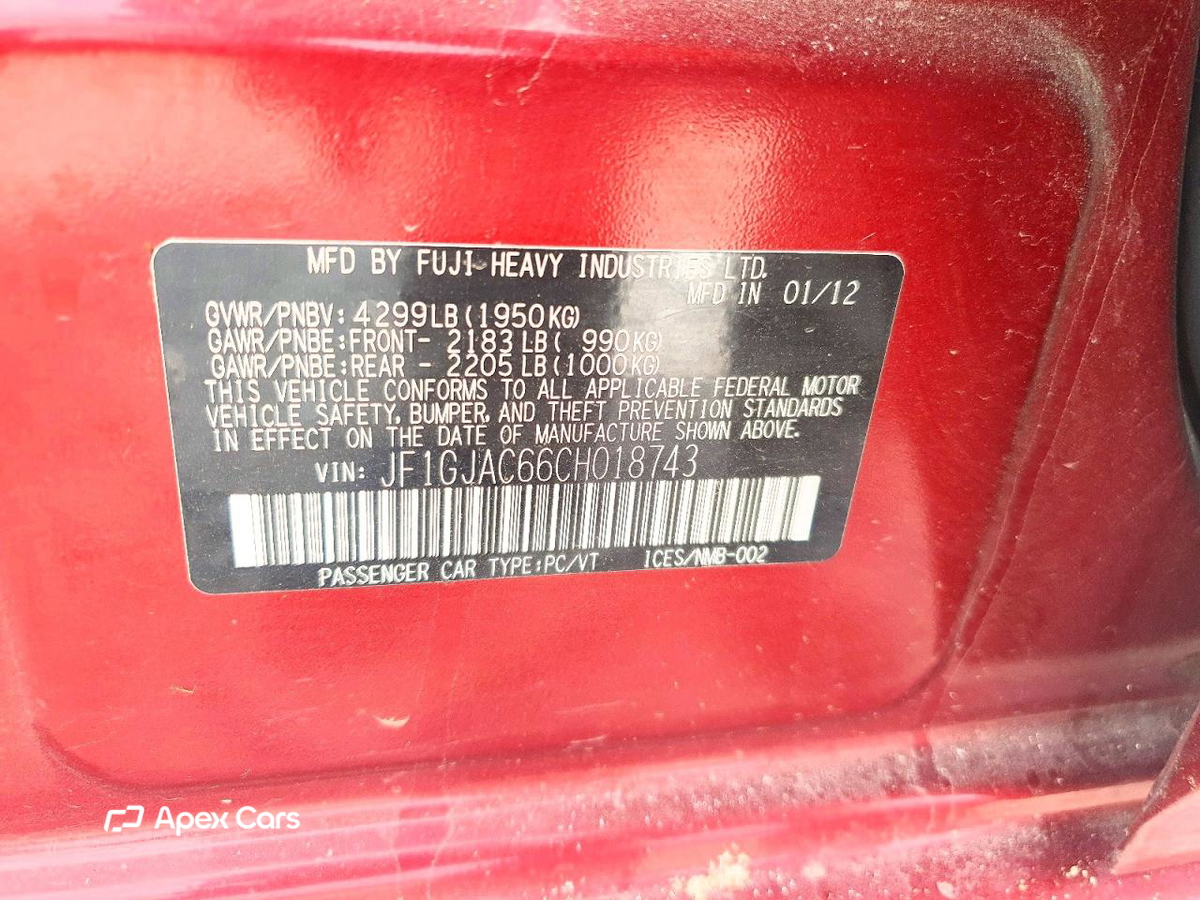 Subaru Impreza 2012