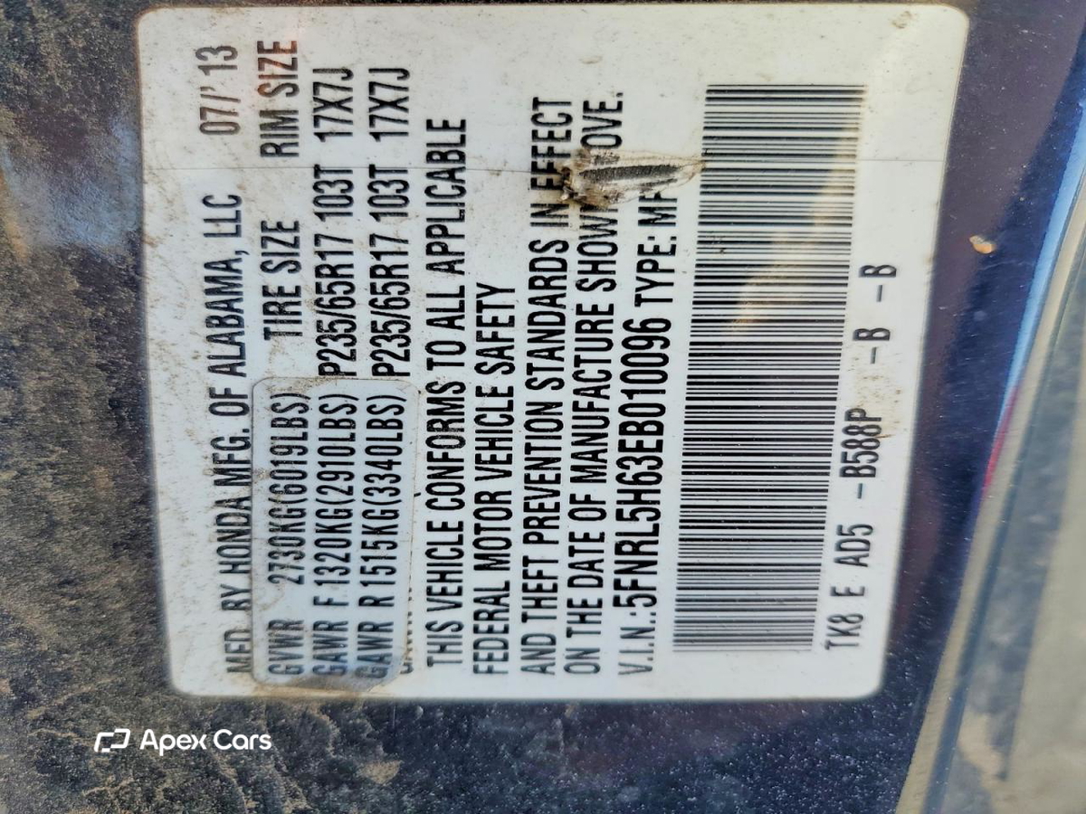 Honda Odyssey 2014