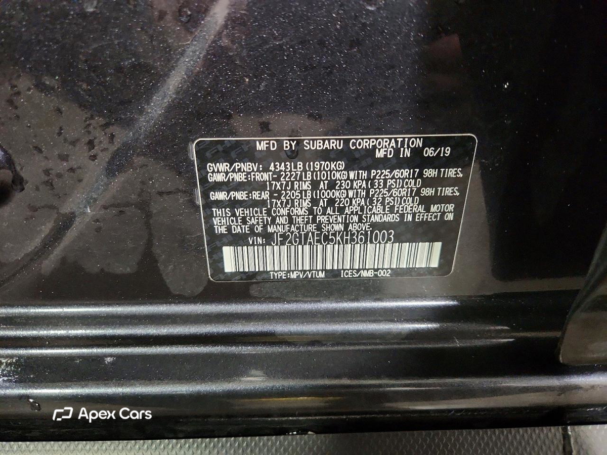 Subaru XV 2019