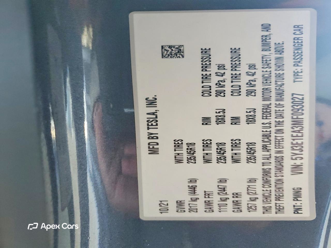 Tesla Model 3 2021