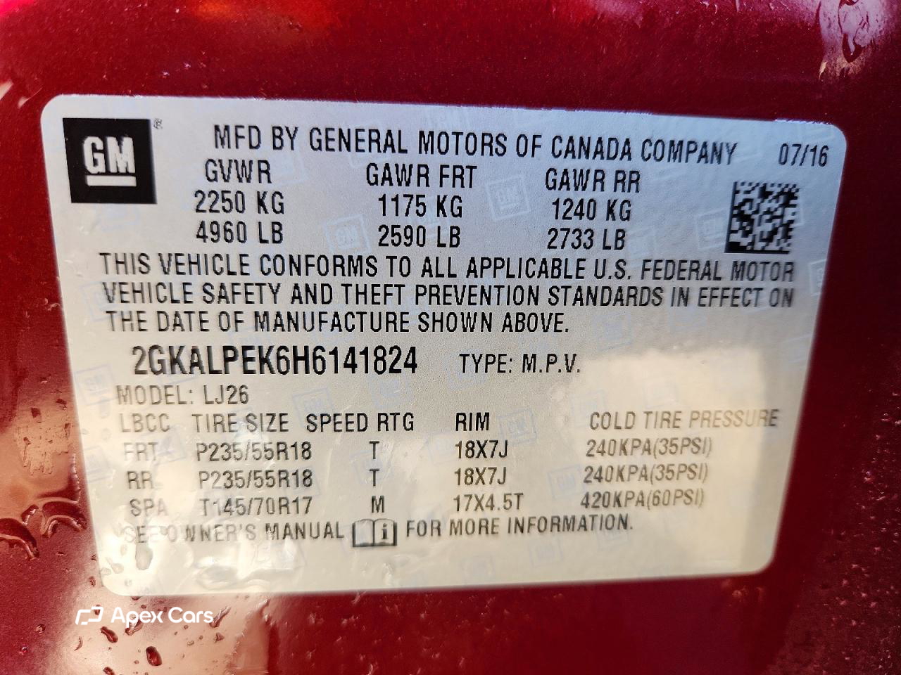 GMC Terrain 2017
