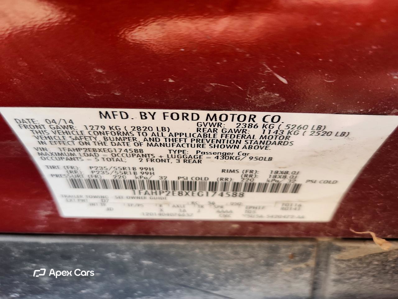 Ford Taurus 2014