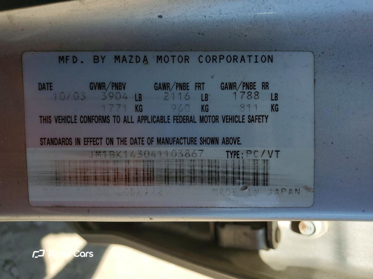 Mazda 3 2004