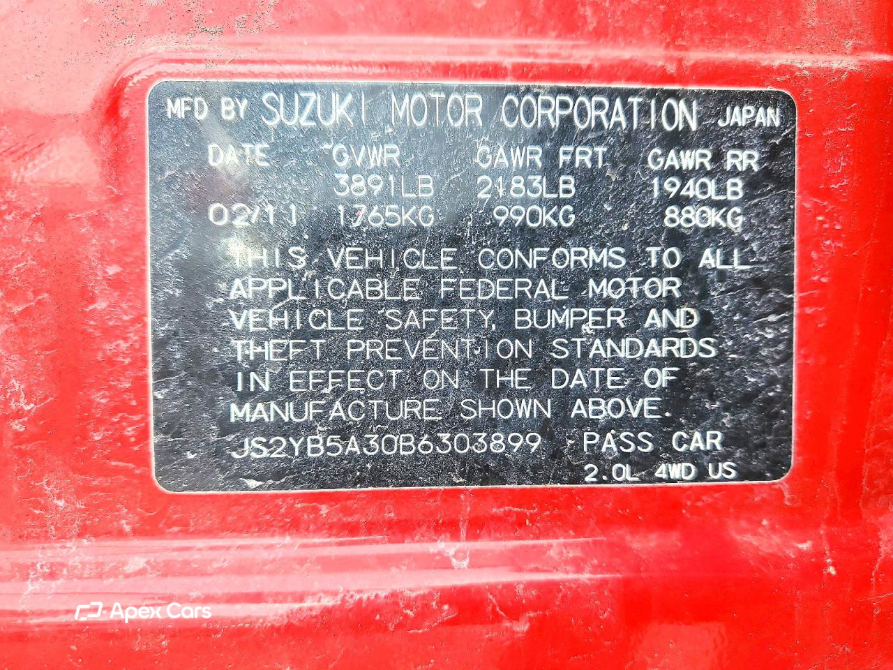 Suzuki SX4 2011