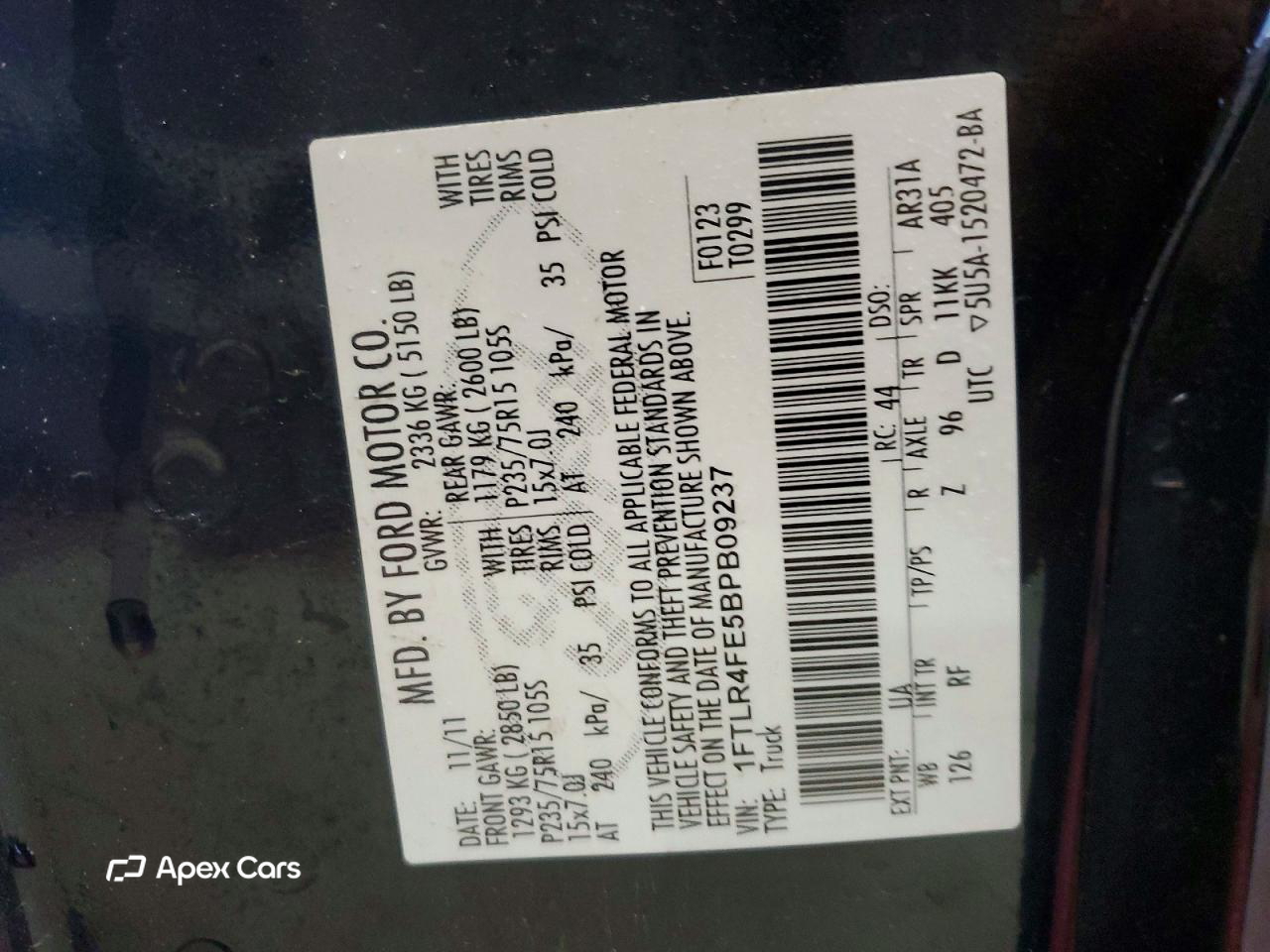 Ford Ranger 2011