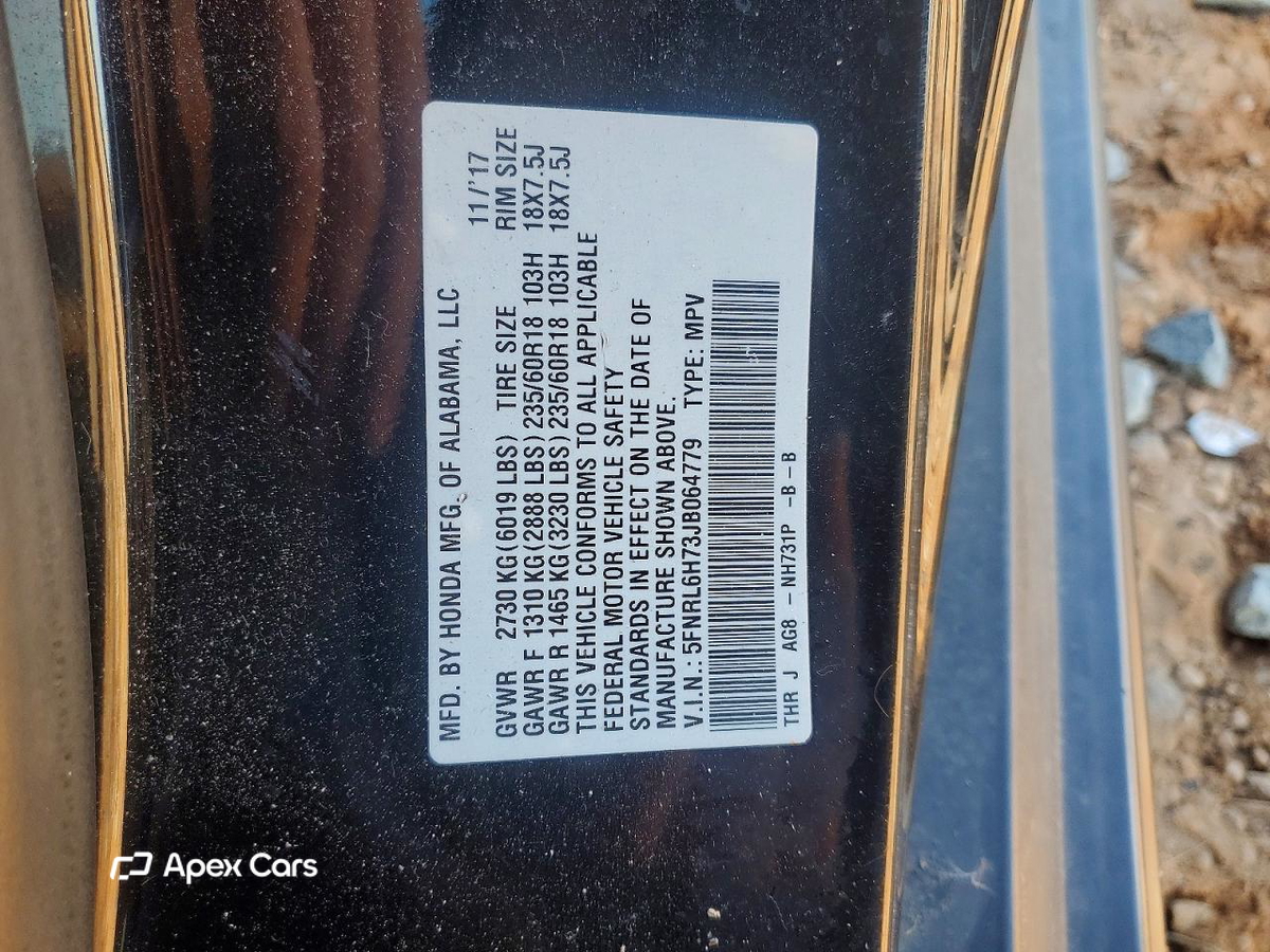 Honda Odyssey 2018