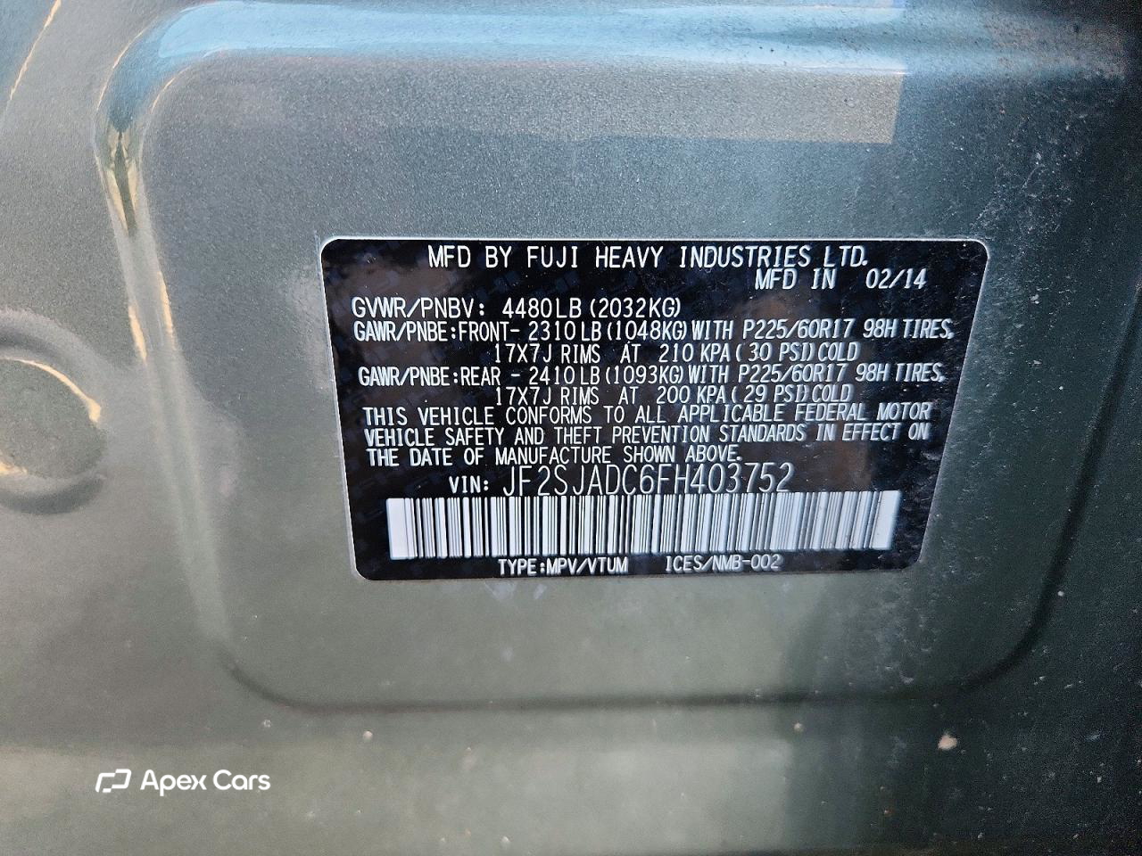 Subaru Forester 2015